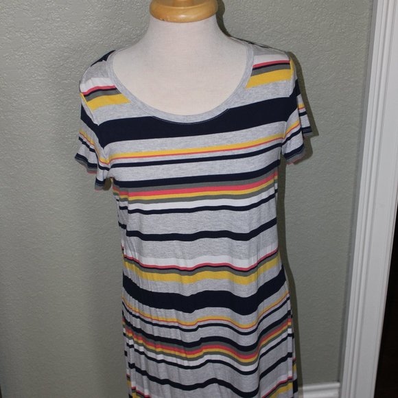 Striped T-Shirt Dress - Picture 1 of 1